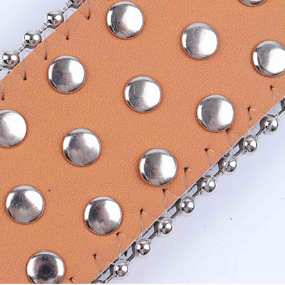 Rhinestone Black Belt And Blue & Diamond Crystals stones Silver Buckle studded With Blue & Diamond Rhinestones